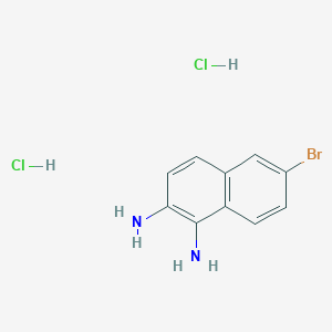 6-Bromonaphthalene-1,2-diamine dihydrochloride