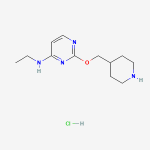 N-Ethyl-2-(piperidin-4-ylmethoxy)pyrimidin-4-amine hydrochloride