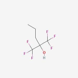 molecular formula C6H8F6O B2891638 1,1,1-Trifluoro-2-(trifluoromethyl)pentan-2-ol CAS No. 10315-75-0