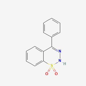 4-phenyl-2H-1,2,3-benzothiadiazine 1,1-dioxide