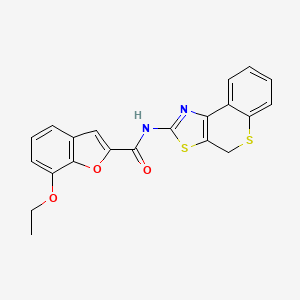 7-ethoxy-N-(4H-thiochromeno[4,3-d]thiazol-2-yl)benzofuran-2-carboxamide
