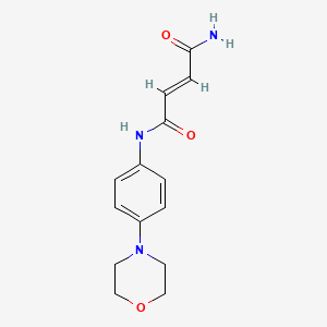 (E)-N'-(4-morpholin-4-ylphenyl)but-2-enediamide