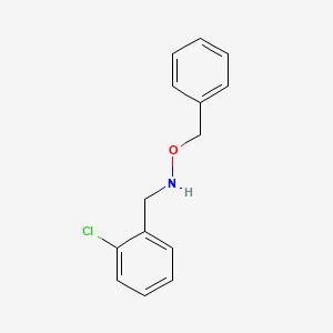 molecular formula C14H14ClNO B2891724 (Benzyloxy)[(2-chlorophenyl)methyl]amine CAS No. 1055903-76-8