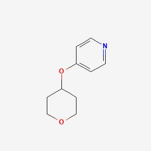 molecular formula C10H13NO2 B2891753 4-(Oxan-4-yloxy)pyridine CAS No. 1934443-71-6