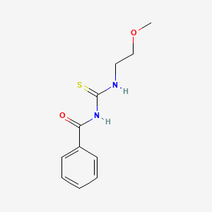 molecular formula C11H14N2O2S B2891776 1-BENZOYL-3-(2-METHOXYETHYL)THIOUREA CAS No. 392246-69-4