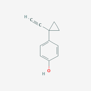 molecular formula C11H10O B2891814 4-(1-Ethynylcyclopropyl)phenol CAS No. 2228358-76-5