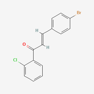 molecular formula C15H10BrClO B2891821 (2E)-3-(4-Bromophenyl)-1-(2-chlorophenyl)prop-2-en-1-one CAS No. 405268-80-6