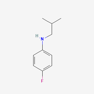 molecular formula C10H14FN B2891827 4-Fluoro-N-(2-methylpropyl)aniline CAS No. 557799-42-5