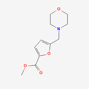 B2891848 5-Morpholin-4-ylmethyl-furan-2-carboxylic acid methyl ester CAS No. 26095-04-5