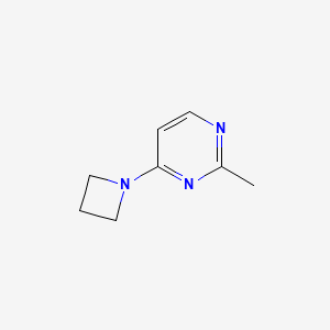 molecular formula C8H11N3 B2892002 4-(Azetidin-1-yl)-2-methylpyrimidine CAS No. 1849328-98-8
