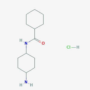 N-[(1R*,4R*)-4-Aminocyclohexyl]cyclohexane-carboxamide hydrochloride