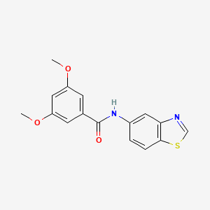 molecular formula C16H14N2O3S B2892063 N-(benzo[d]thiazol-5-yl)-3,5-dimethoxybenzamide CAS No. 941966-24-1