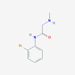 molecular formula C9H11BrN2O B2892097 N-(2-bromophenyl)-2-(methylamino)acetamide CAS No. 900641-73-8