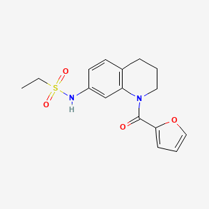 N-[1-(2-furoyl)-1,2,3,4-tetrahydroquinolin-7-yl]ethanesulfonamide