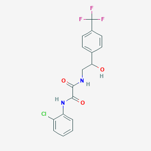N1-(2-chlorophenyl)-N2-(2-hydroxy-2-(4-(trifluoromethyl)phenyl)ethyl)oxalamide