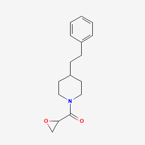 Oxiran-2-yl-[4-(2-phenylethyl)piperidin-1-yl]methanone