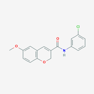 N-(3-chlorophenyl)-6-methoxy-2H-chromene-3-carboxamide
