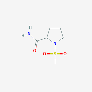 1-Methanesulfonylpyrrolidine-2-carboxamide
