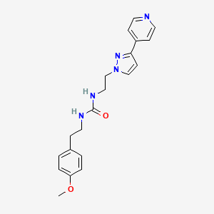 1-(4-methoxyphenethyl)-3-(2-(3-(pyridin-4-yl)-1H-pyrazol-1-yl)ethyl)urea