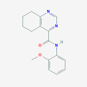 molecular formula C16H17N3O2 B2892224 N-(2-Methoxyphenyl)-5,6,7,8-tetrahydroquinazoline-4-carboxamide CAS No. 2415531-30-3