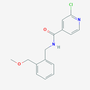 2-chloro-N-{[2-(methoxymethyl)phenyl]methyl}pyridine-4-carboxamide