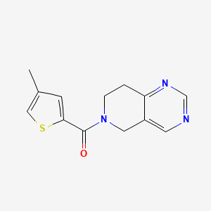 (7,8-dihydropyrido[4,3-d]pyrimidin-6(5H)-yl)(4-methylthiophen-2-yl)methanone