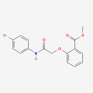 Methyl 2-(2-((4-bromophenyl)amino)-2-oxoethoxy)benzoate