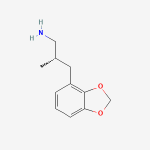 molecular formula C11H15NO2 B2892308 (2S)-3-(1,3-Benzodioxol-4-yl)-2-methylpropan-1-amine CAS No. 2248184-36-1