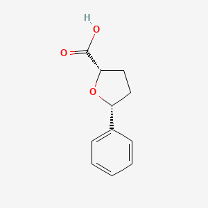 molecular formula C11H12O3 B2892534 rac-(2R,5S)-5-phenyloxolane-2-carboxylic acid, cis CAS No. 1932418-65-9