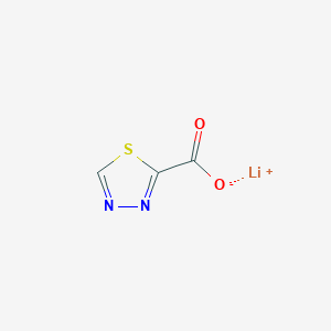 molecular formula C3HLiN2O2S B2892730 Lithium 1,3,4-thiadiazole-2-carboxylate CAS No. 2138280-26-7