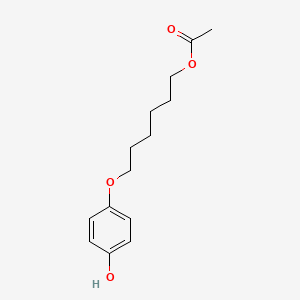 molecular formula C14H20O4 B2892861 6-(4-Hydroxyphenoxy)hexyl acetate CAS No. 136833-92-6