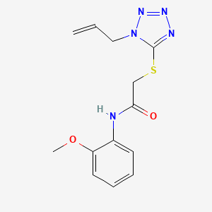 2-((1-allyl-1H-tetrazol-5-yl)thio)-N-(2-methoxyphenyl)acetamide