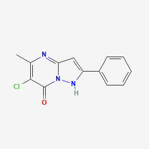 6-Chloro-5-methyl-2-phenylpyrazolo[1,5-a]pyrimidin-7-ol
