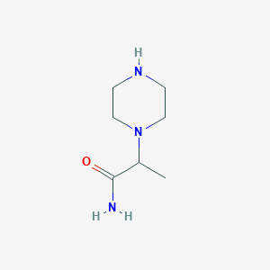 2-Piperazin-1-ylpropanamide