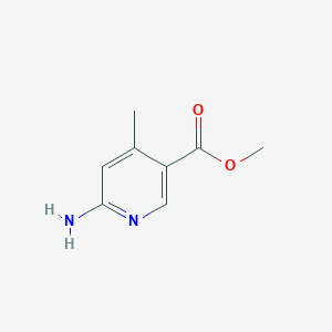 molecular formula C8H10N2O2 B2893065 Methyl 6-amino-4-methylnicotinate CAS No. 179555-12-5