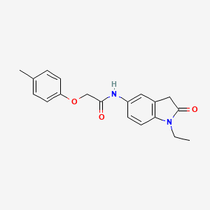 N-(1-ethyl-2-oxoindolin-5-yl)-2-(p-tolyloxy)acetamide