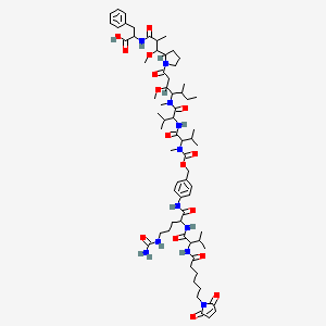 molecular formula C68H103N11O16 B2893080 MC-VC-Pab-mmaf CAS No. 863971-17-9