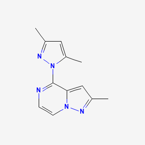 4-(3,5-Dimethylpyrazol-1-yl)-2-methylpyrazolo[1,5-a]pyrazine