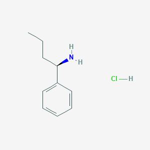 molecular formula C10H16ClN B2893093 (R)-1-Phenylbutan-1-amine hydrochloride CAS No. 6150-01-2; 934268-52-7