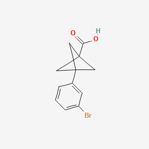 3-(3-Bromophenyl)bicyclo[1.1.1]pentane-1-carboxylic acid