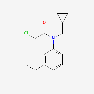 2-Chloro-N-(cyclopropylmethyl)-N-(3-propan-2-ylphenyl)acetamide