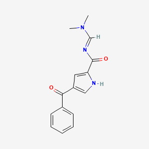 4-benzoyl-N-(dimethylaminomethylidene)-1H-pyrrole-2-carboxamide