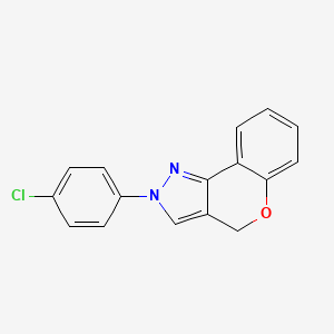 2-(4-chlorophenyl)-4H-chromeno[4,3-c]pyrazole