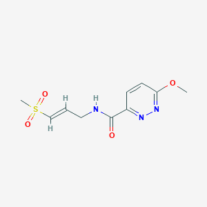 N-[(2E)-3-methanesulfonylprop-2-en-1-yl]-6-methoxypyridazine-3-carboxamide