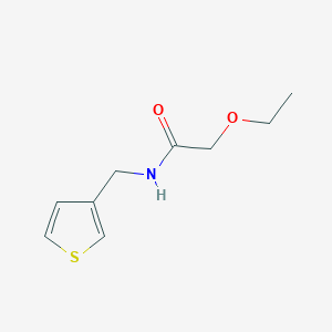 molecular formula C9H13NO2S B2893166 2-ethoxy-N-(thiophen-3-ylmethyl)acetamide CAS No. 1207051-65-7