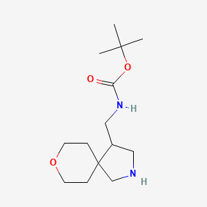 tert-Butyl ((8-oxa-2-azaspiro[4.5]decan-4-yl)methyl)carbamate