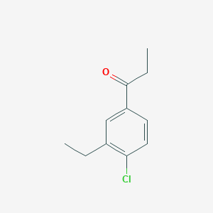 1-(4-Chloro-3-ethylphenyl)propan-1-one