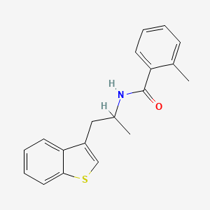 N-(1-(benzo[b]thiophen-3-yl)propan-2-yl)-2-methylbenzamide