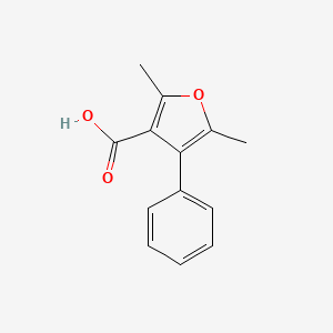 molecular formula C13H12O3 B2893462 2,5-Dimethyl-4-phenylfuran-3-carboxylic acid CAS No. 104794-30-1