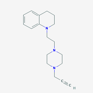1-{2-[4-(Prop-2-yn-1-yl)piperazin-1-yl]ethyl}-1,2,3,4-tetrahydroquinoline